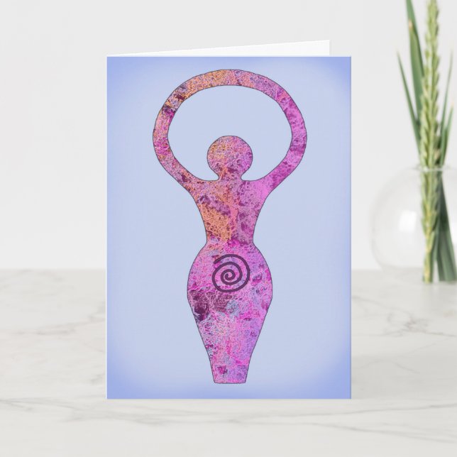 Spiral Goddess Holiday Card (Front)