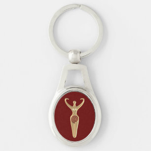 Spiral Goddess Key Ring