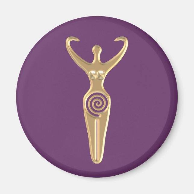Spiral Goddess Magnet (Front)