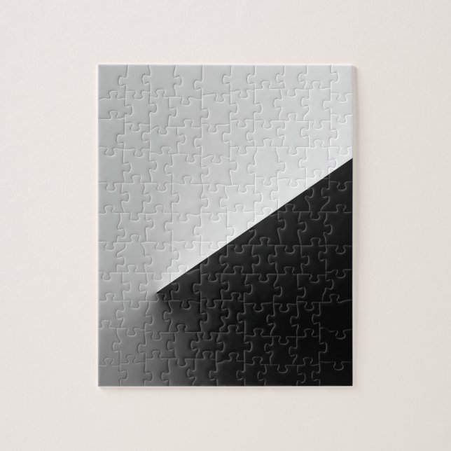 Spiral Gradient Grey Jigsaw Puzzle (Vertical)