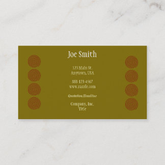 Spiral Grid Business Cards