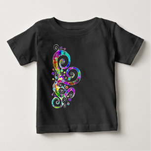 Spiral Heart Hand Painted Design 2 Baby T-Shirt