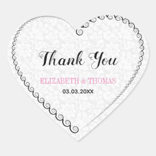 Spiral Heart Sticker