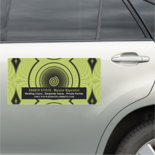 Spiral Hypnosis, Hypnotist Event Entertainer Car Magnet