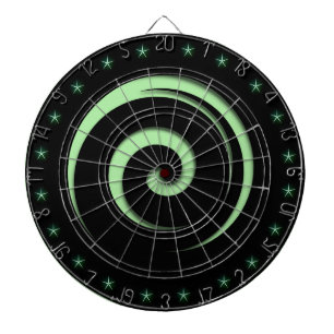 Spiral Hypnotic Green Regulation Dart Board