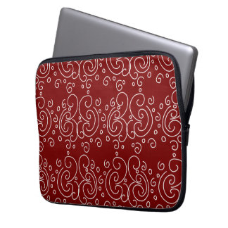 Spiral illustration laptop sleeve