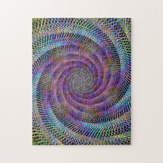 Spiral Jigsaw Puzzle (Vertical)