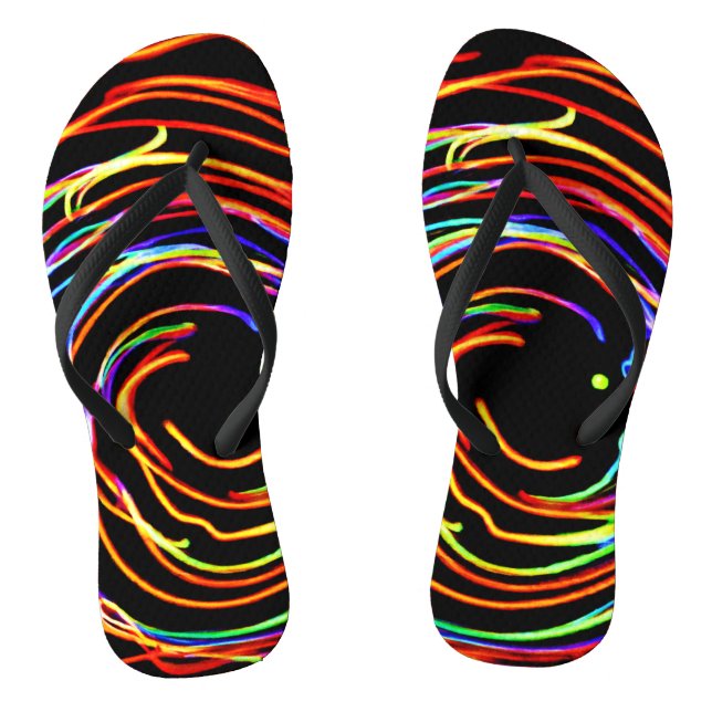 Spiral Lights Glow Thongs (Footbed)