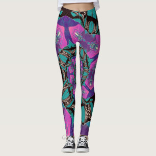 Spiral Mandala designs Leggings
