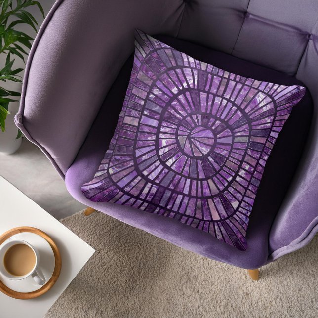 Spiral Mosaic - Amethyst Fluorite Cushion (Creator Uploaded)
