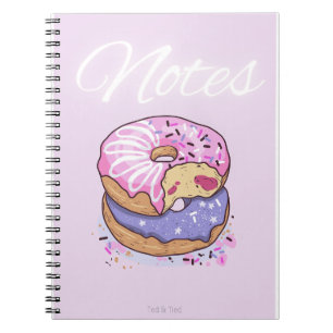 Spiral Note Book - Donuts