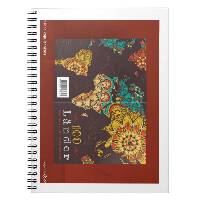 SPIRAL NOTE BOOK UNIQUE DESIGN (Front)