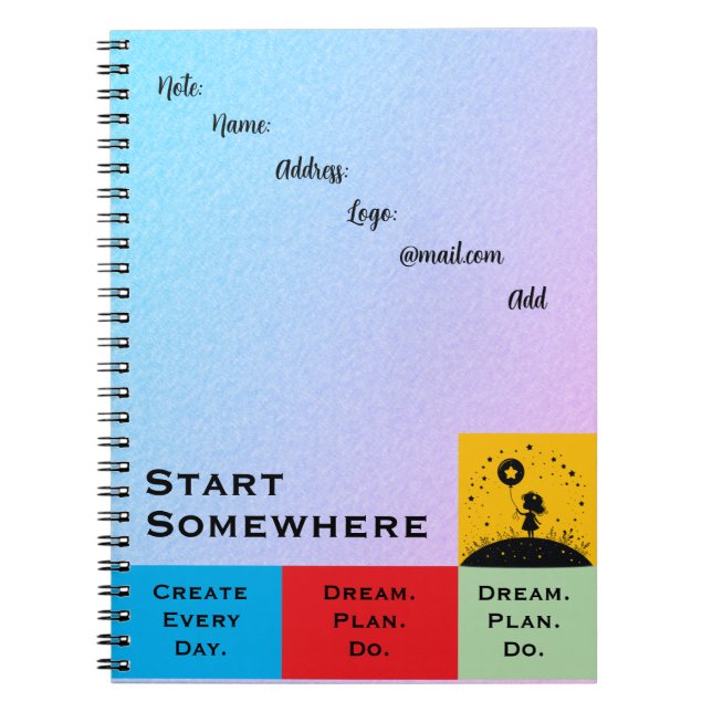 Spiral Notebook  (Front)