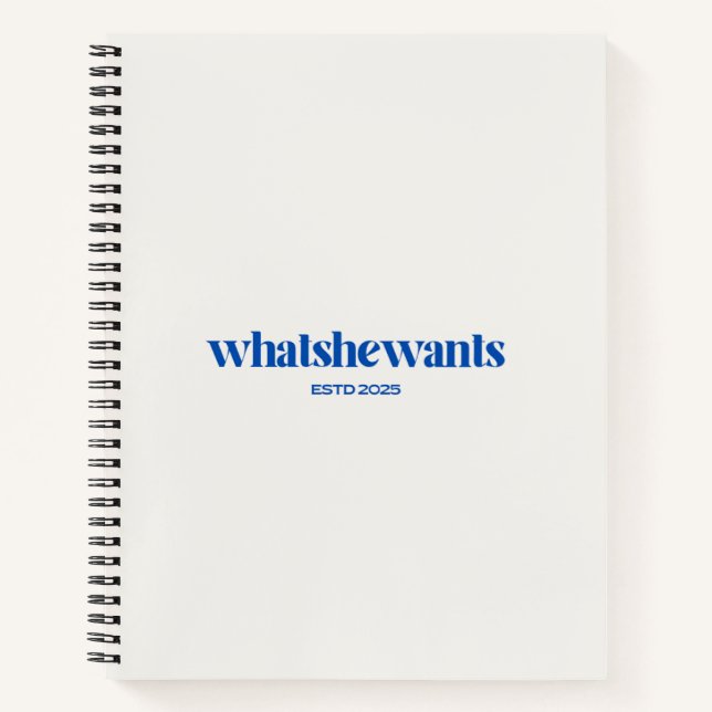 Spiral Notebook (Front)