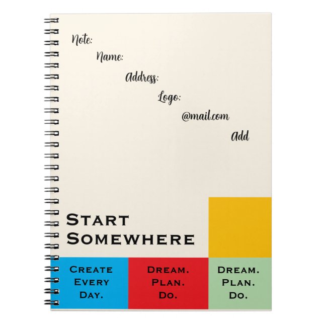 Spiral Notebook  (Front)