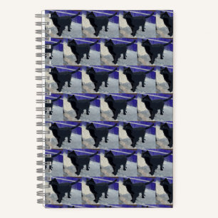 Spiral Notebook Black Cat