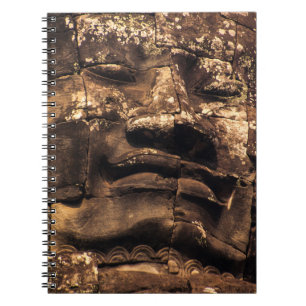 Spiral Notebook - Buddha totem from Angkor Wat