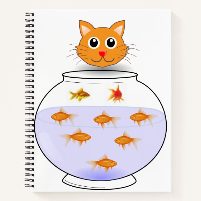 Spiral Notebook Cat (Front)