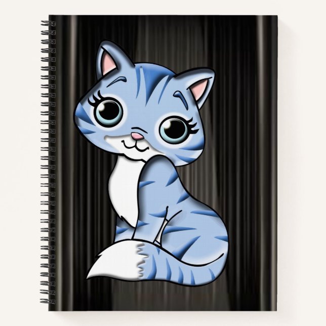 Spiral Notebook Cat (Front)