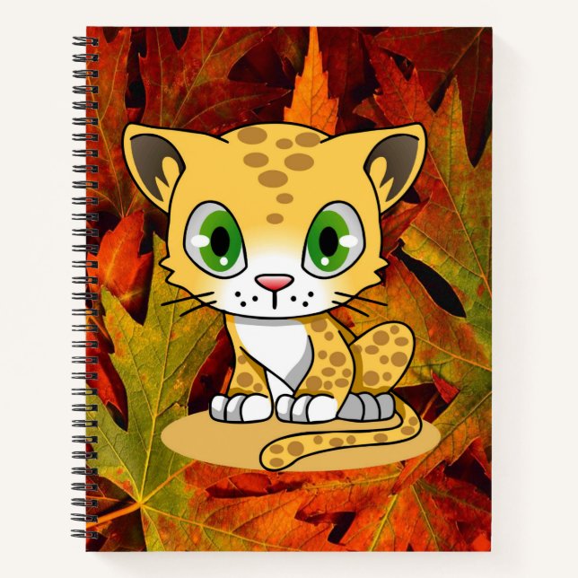 Spiral Notebook Cat (Front)