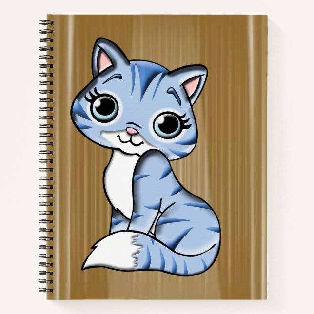 Spiral Notebook Cat (Front)
