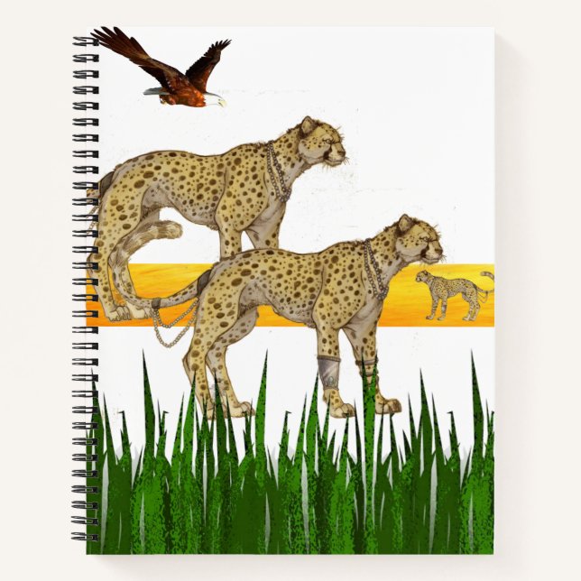 Spiral Notebook Cheetah (Front)