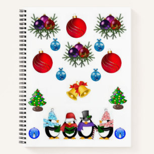 Spiral Notebook Christmas