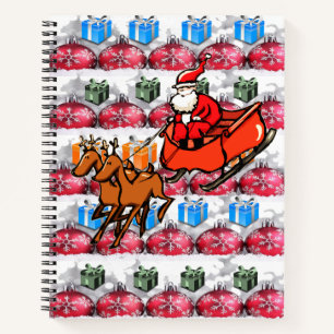 Spiral Notebook Christmas