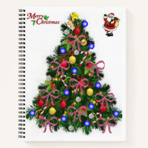 Spiral Notebook Christmas