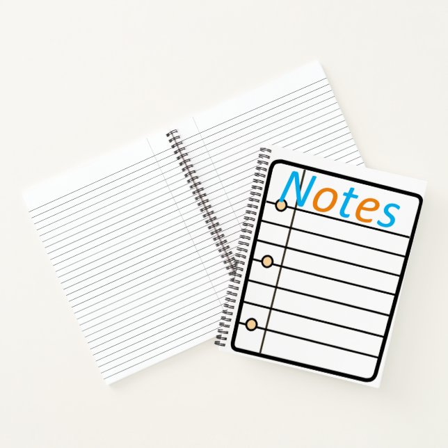 Spiral Notebook Colouring Notes (Inside)