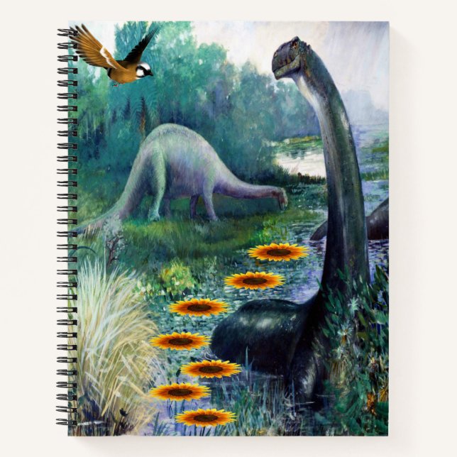 Spiral Notebook Dinosaur (Front)