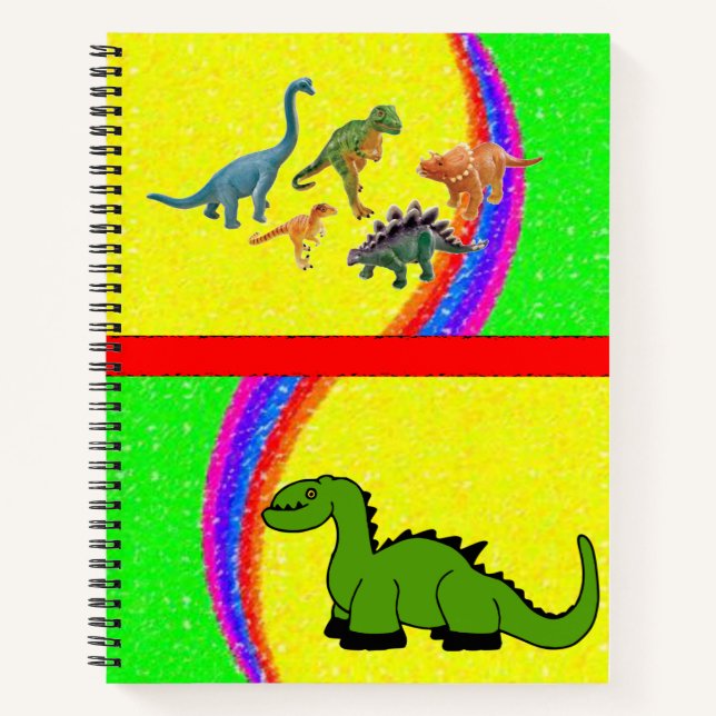 Spiral Notebook Dinosaur (Front)