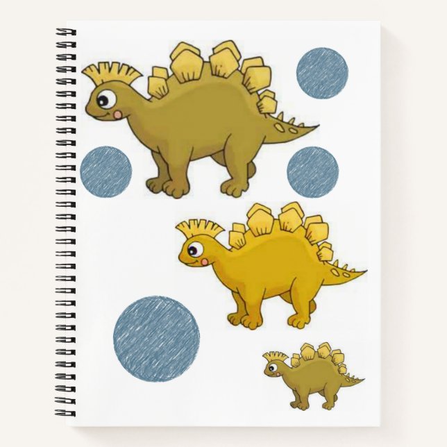 Spiral Notebook Dinosaur (Front)