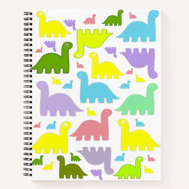 Spiral Notebook Dinosaur (Front)