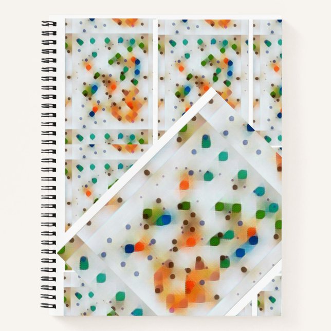 Spiral Notebook Dots (Front)