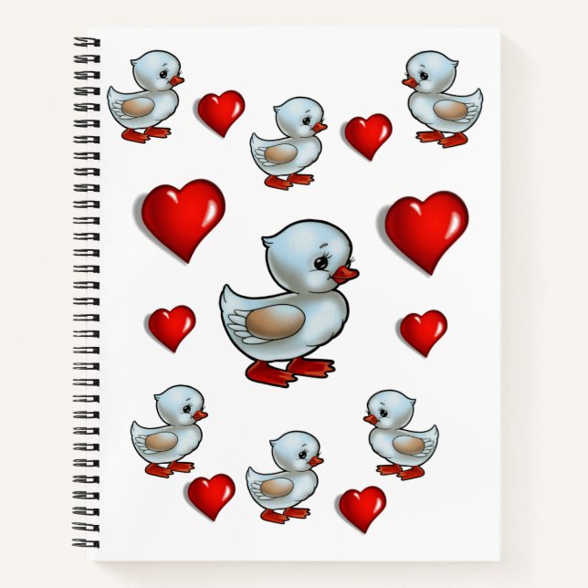 Spiral Notebook Duck (Front)