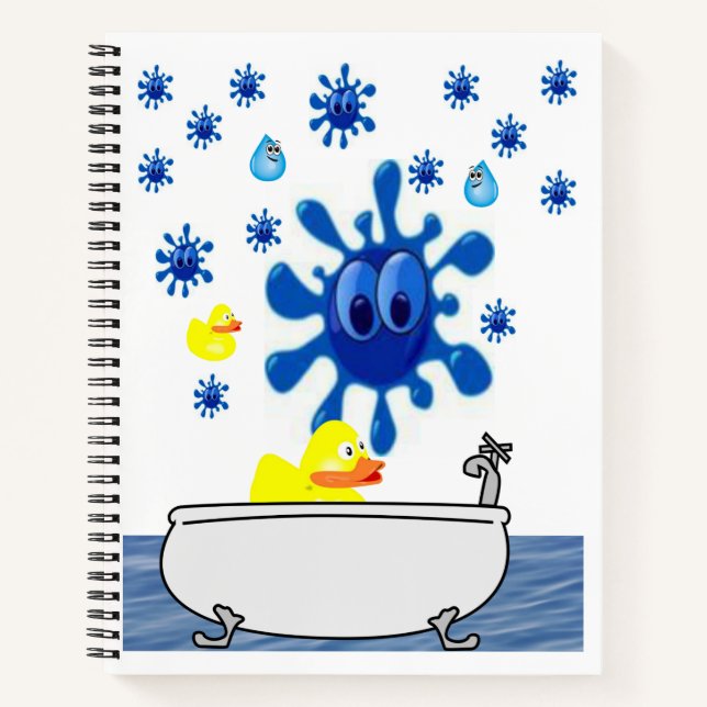Spiral Notebook Duck (Front)