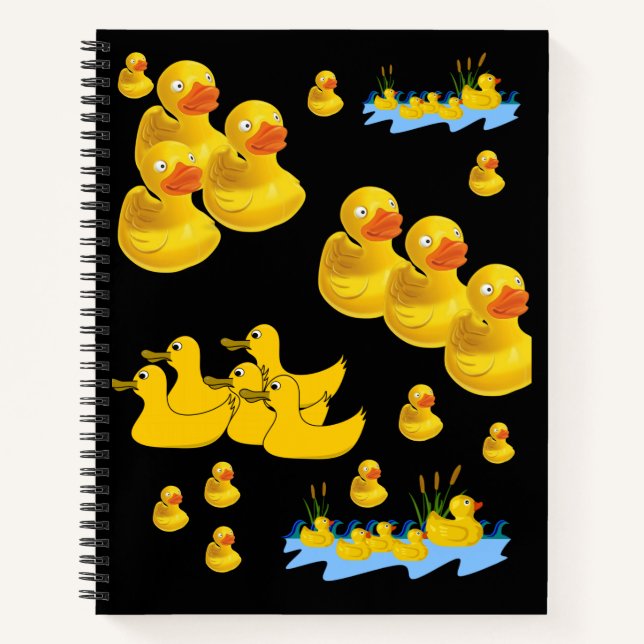 Spiral Notebook Duck (Front)