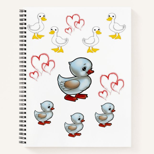 Spiral Notebook Duck (Front)