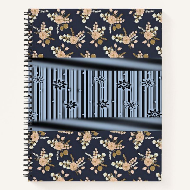 Spiral Notebook Floral (Front)