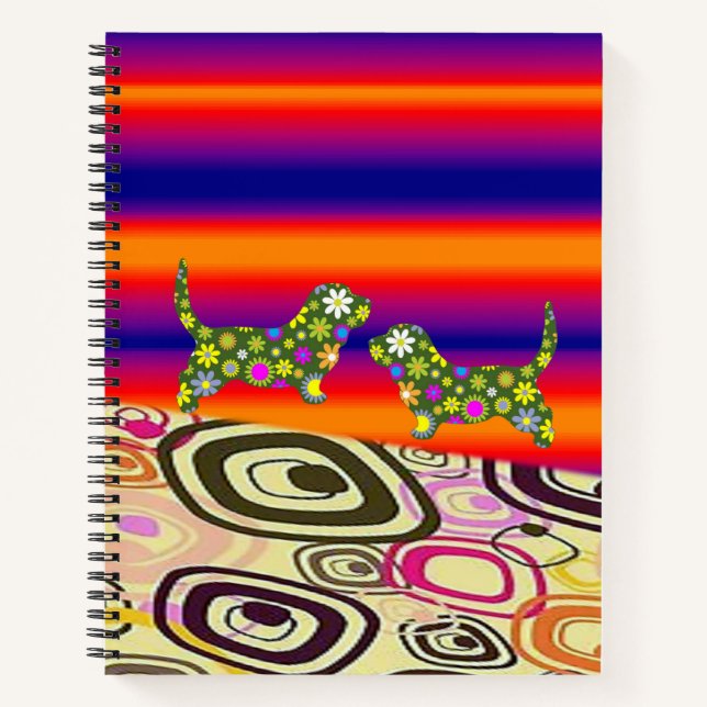 Spiral Notebook Floral (Front)