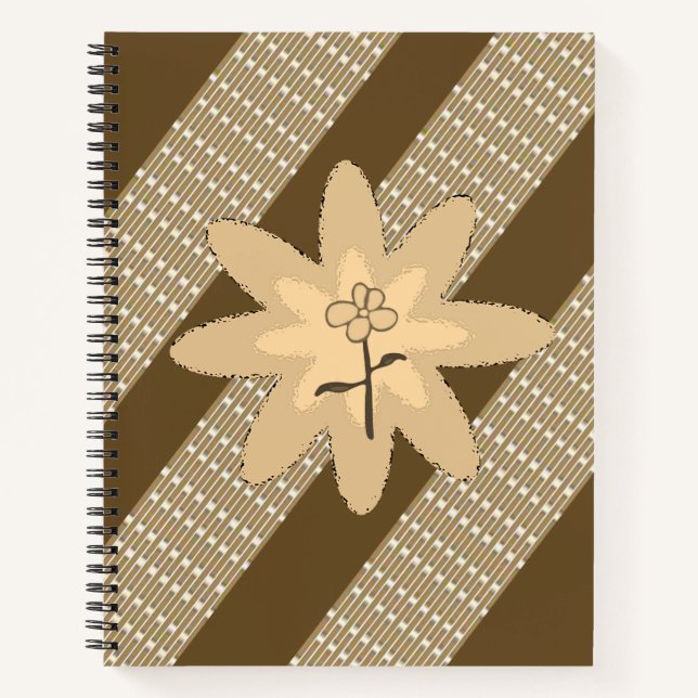 Spiral Notebook Floral (Front)