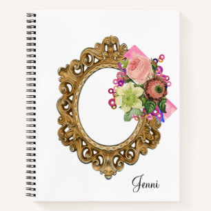 Spiral Notebook Floral