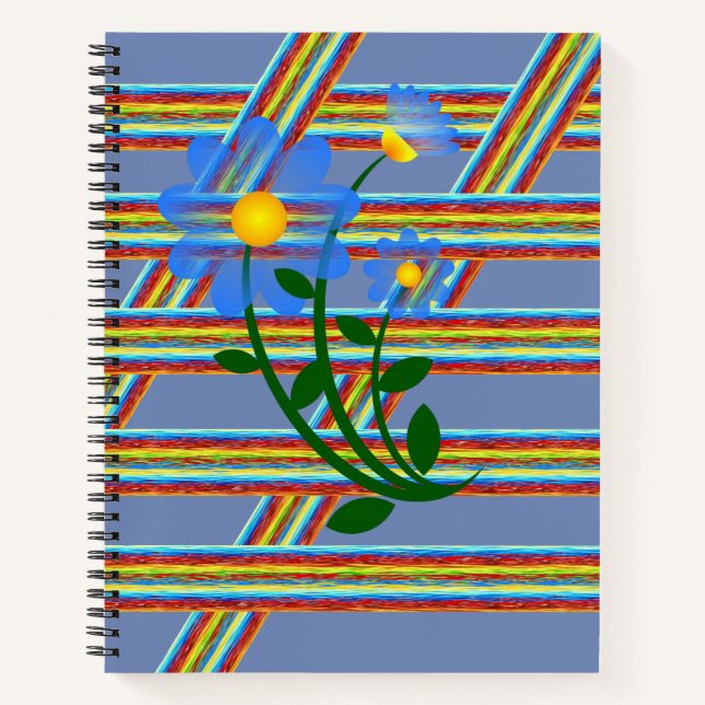 Spiral Notebook Floral (Front)