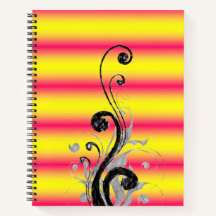 Spiral Notebook Floral
