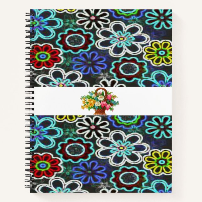 Spiral Notebook Floral (Front)
