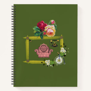 Spiral Notebook Floral