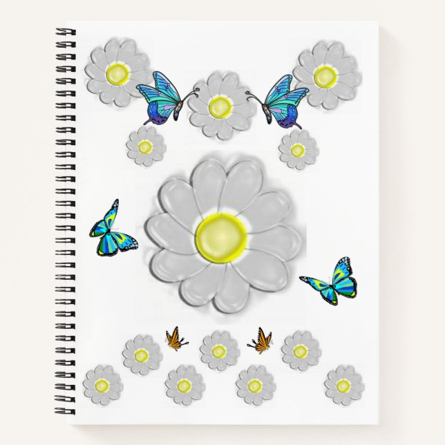 Spiral Notebook Floral (Front)