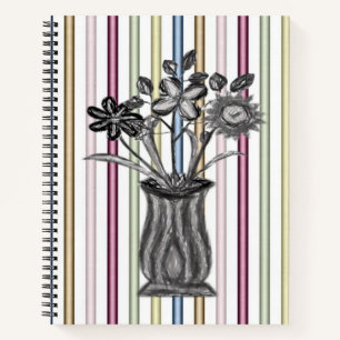 Spiral Notebook Floral