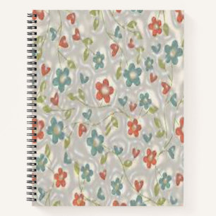 Spiral Notebook Floral